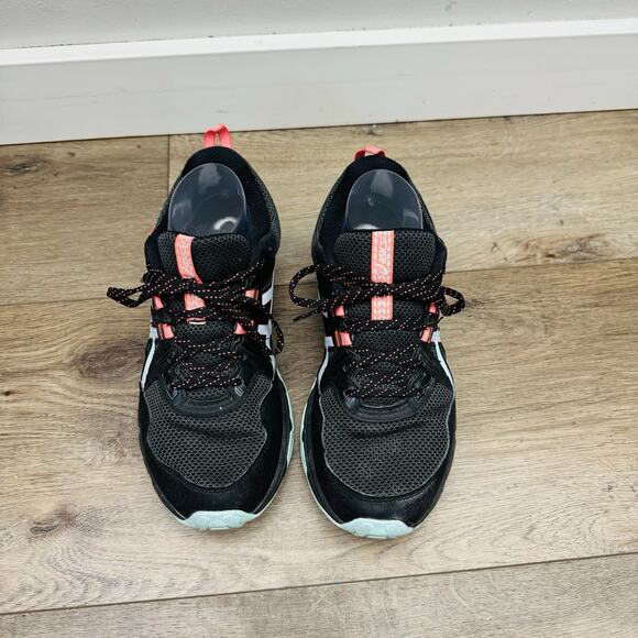 ASICS Gel Venture 8 Black And Pink Sneakers Women’s Size 8.5 Wide - Picture 4 of 11